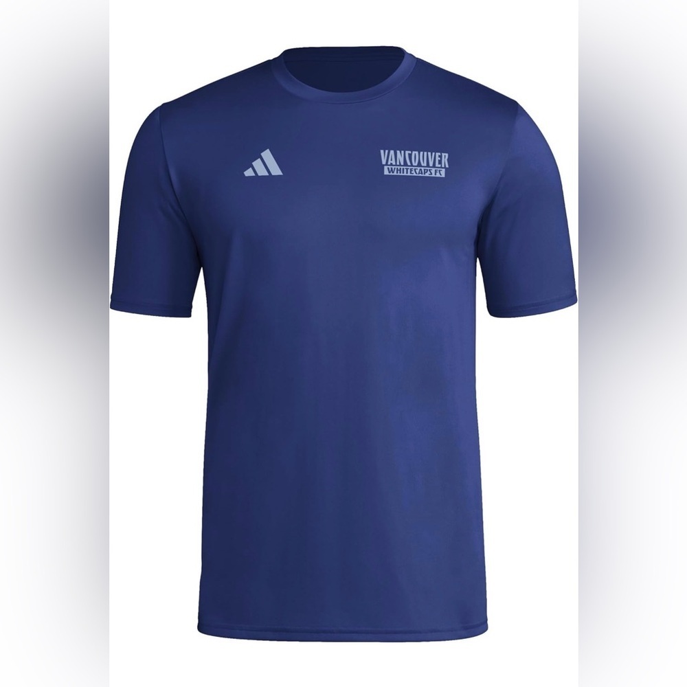 Adidas Men's Vancouver Whitecaps FC Local Warp Pre-Game Short Sleeve T-Shirt XL
